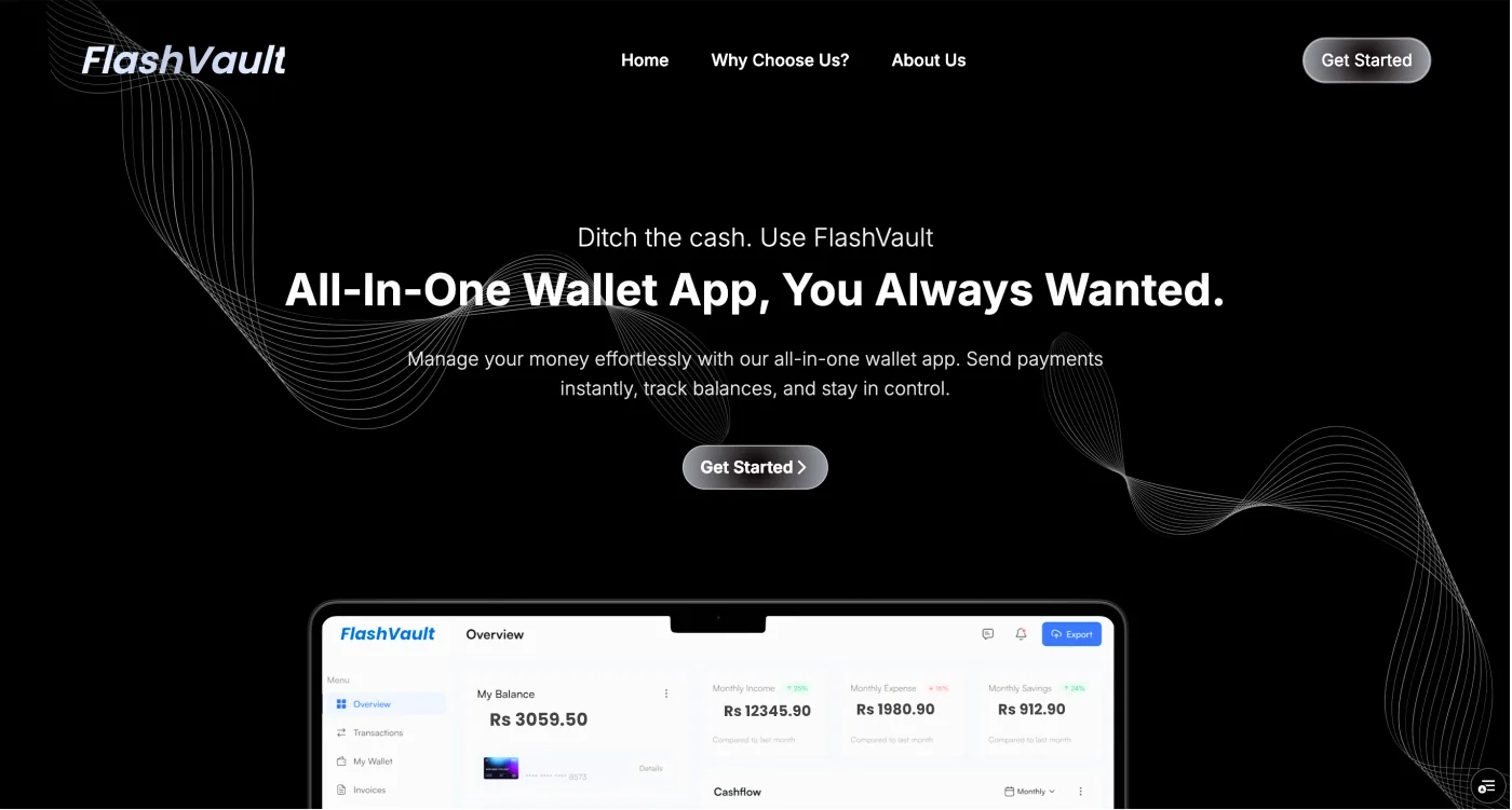 FlashVault — Payments and digital wallet